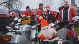 Stalowa Wola: Banda Mikołaja zjawiła się na ryczących motorach