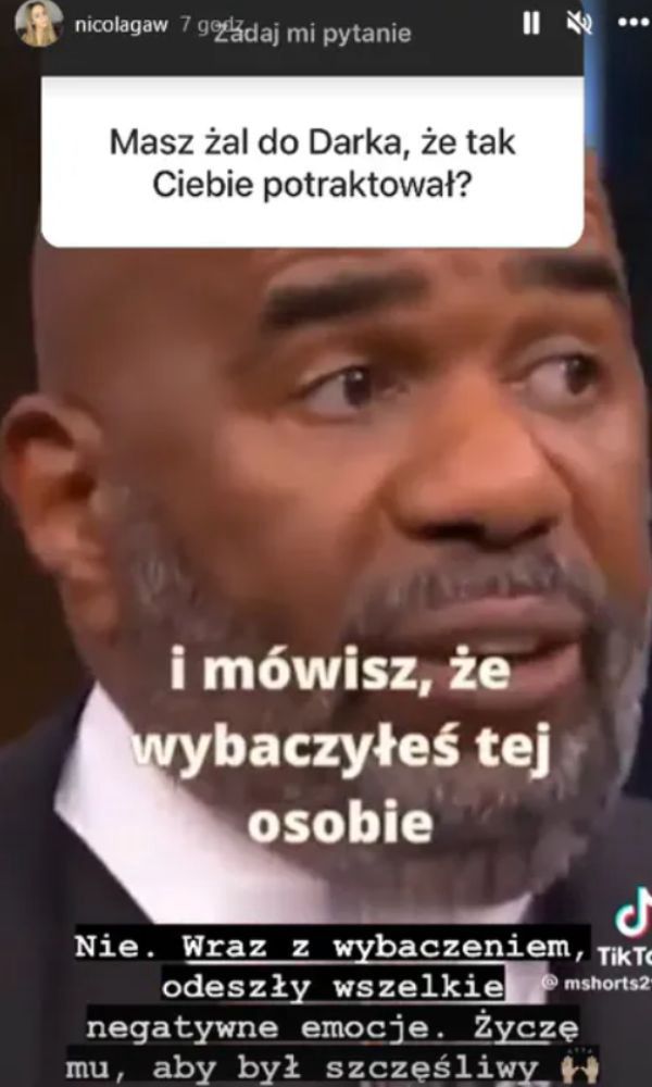 Nikola z ważną wiadomością dla Darka