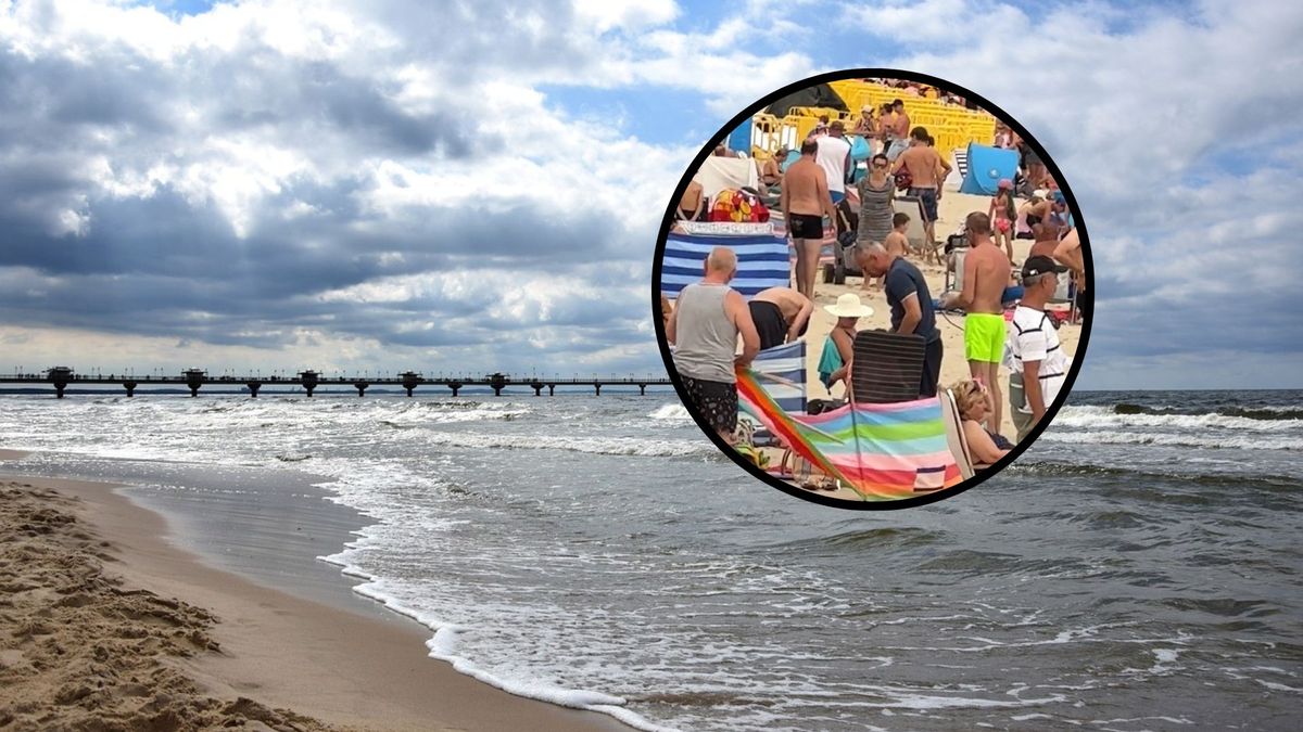 Turysta zdębiał na plaży w Międzyzdrojach. Wszystko nagrał