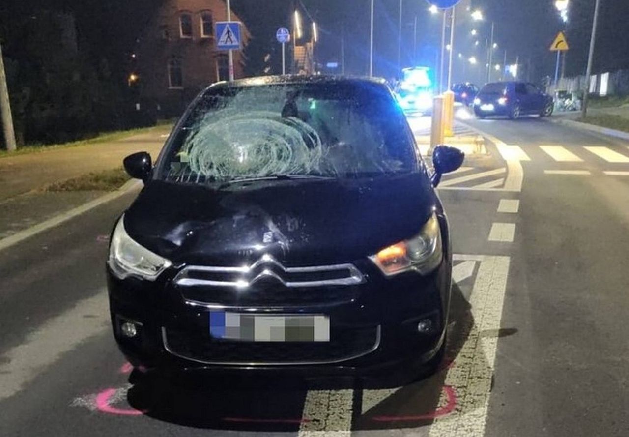 Wjechała w nastolatkę. Dziewczynkę zabrało pogotowie