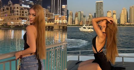 20-letnia dziewczyna Wojciecha Goli kusi wdziękami na tle dubajskich wieżowców. Powiało wielkim światem? (ZDJĘCIA)
