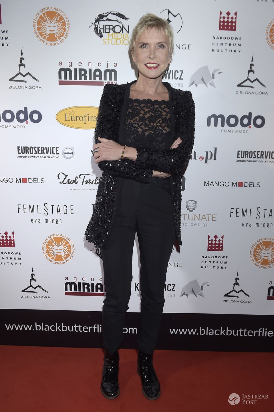 Ewa Błaszczyk - Ewa Minge dla Black Butterflies, inauguracja fundacji 2015