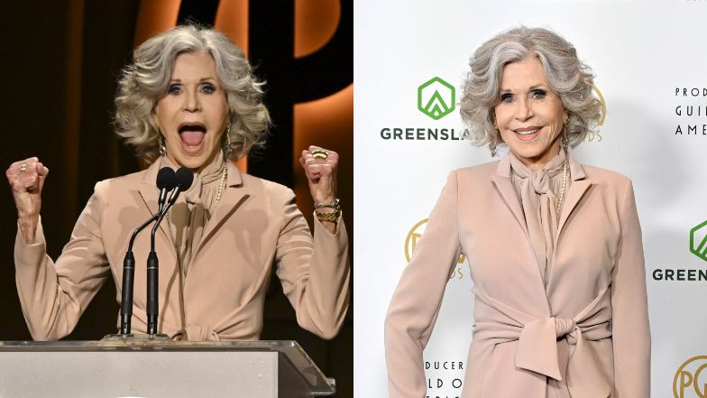 87-letnia Jane Fonda na gali Producers Guild Awards 2025