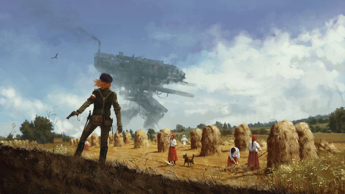 Tutaj husaria walczy z bojowymi robotami. Jakub Różalski mówi o projekcie 1920+ i "Iron Harvest"