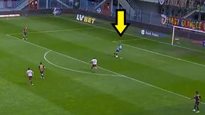 Co za kiks bramkarza Pogoni! To musiało się tak skończyć [WIDEO]