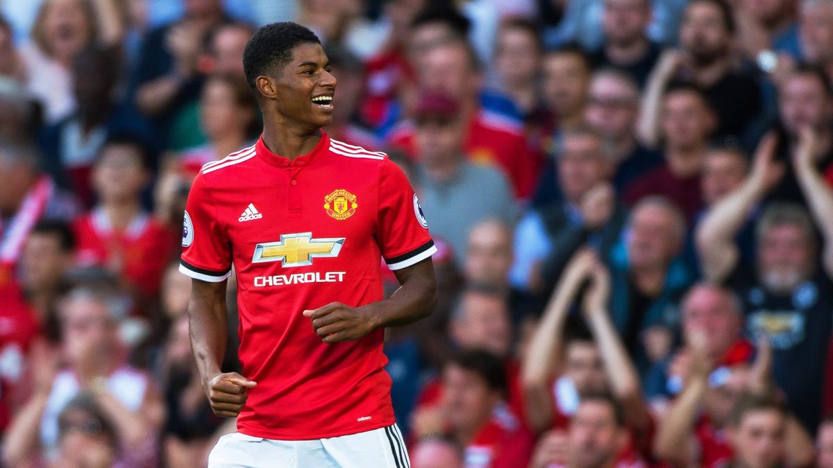 PAP/EPA /  EPA/PETER POWELL / Na zdjęciu: Marcus Rashford w barwach Manchesteru United