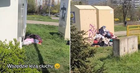 Bałagan we Wrocławiu. "Wszędzie leżą". Nagranie obiega sieć