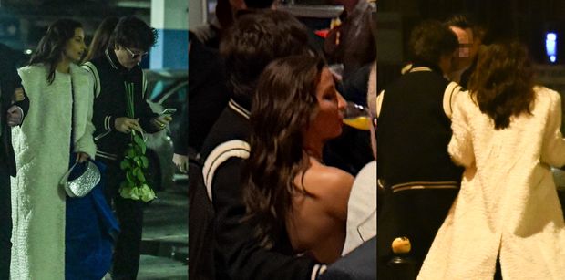 Julia Wieniawa i Kuba Karaś dokazywali RAZEM za kulisami premiery. OBEJMOWAŁ ją, cykał fotki i nosił dla niej kwiaty. Słodko? (ZDJĘCIA)