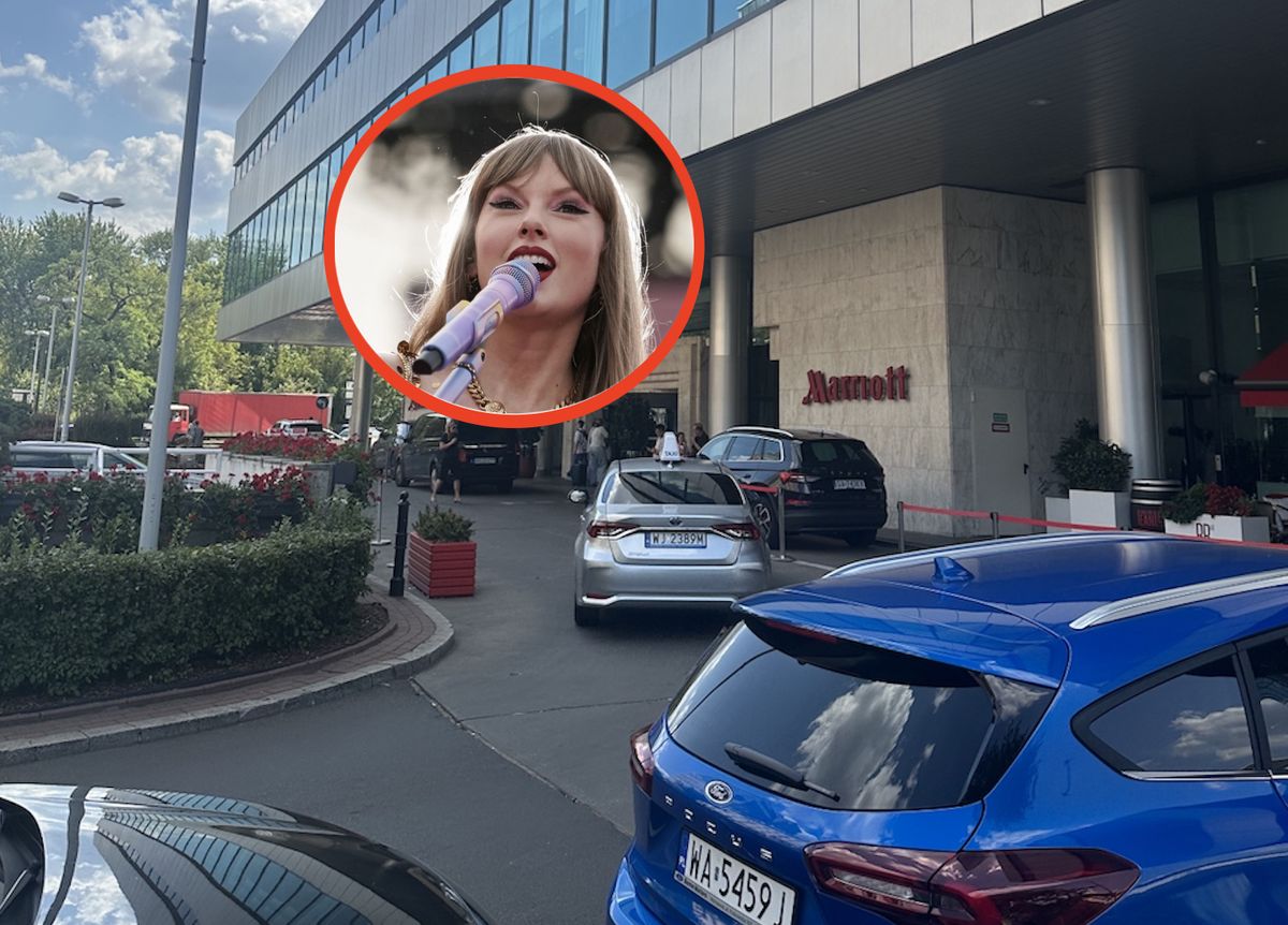 Taylor Swift jest już w Warszawie. Tłumy fanów czekają na nią pod PGE Narodowy, ale pod hotel Marriott zdecydowało się przyjść niewiele osób