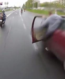 Kierowca passata kontra 8 motocyklistów