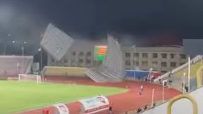 Chwile grozy na stadionie. To mogło skończyć się wielką tragedią [WIDEO]