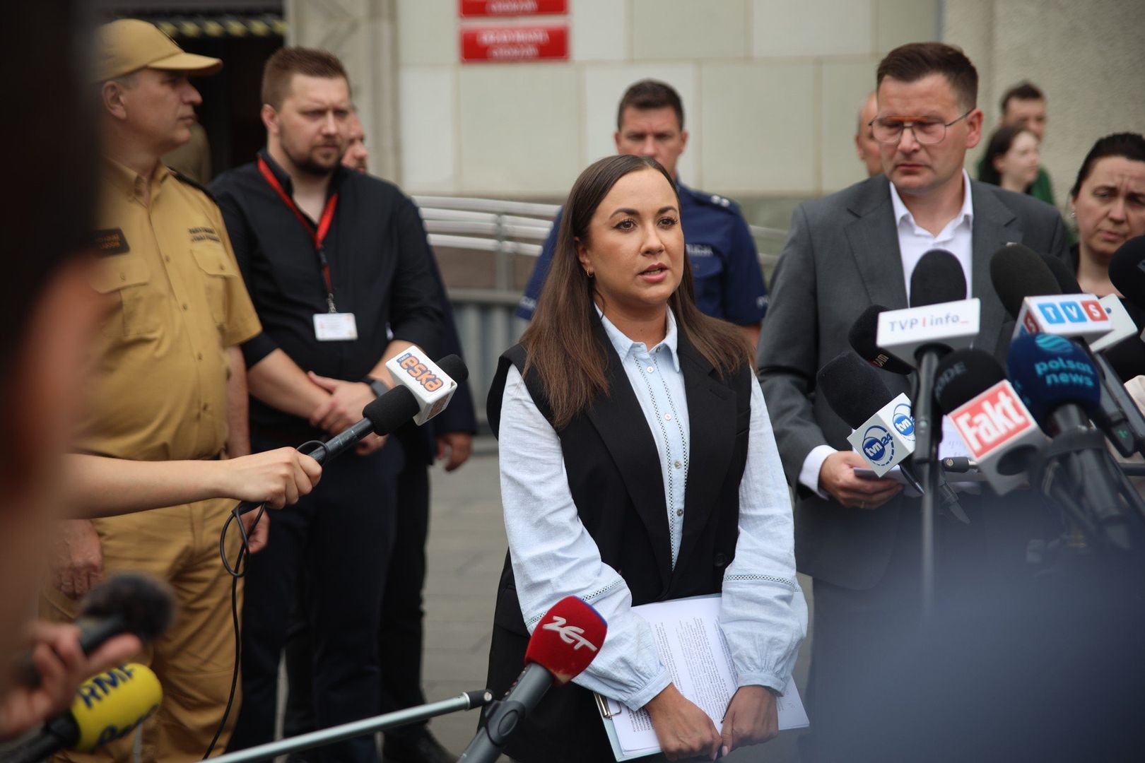Konferencja prezydenta Szymona Michałka