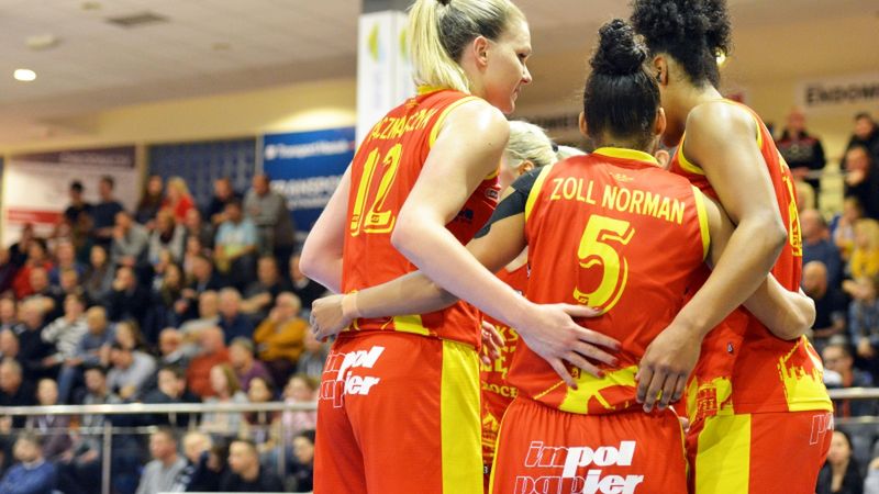 Materiały prasowe / Paweł Kucharski / Ślęza Wrocław / Na zdjęciu: koszykarki Ślęzy Wrocław