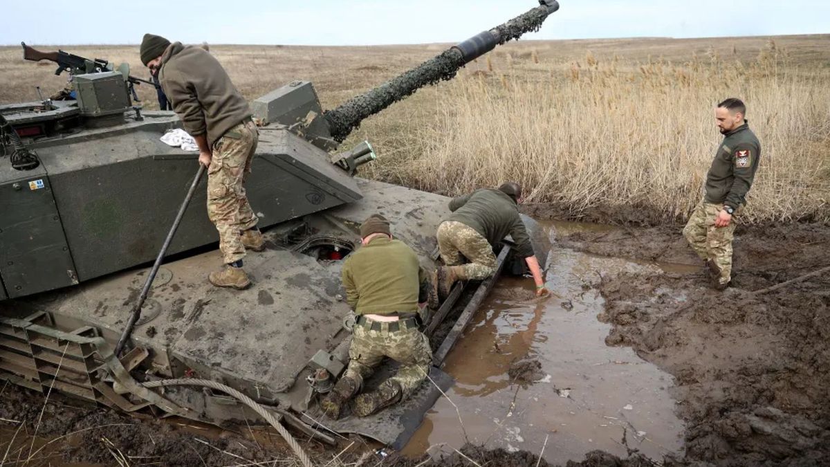 Czołg Challenger 2 w Ukrainie