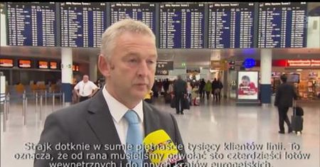 Strajk pilotów Lufthansy spowodował odwołanie ponad stu połączeń