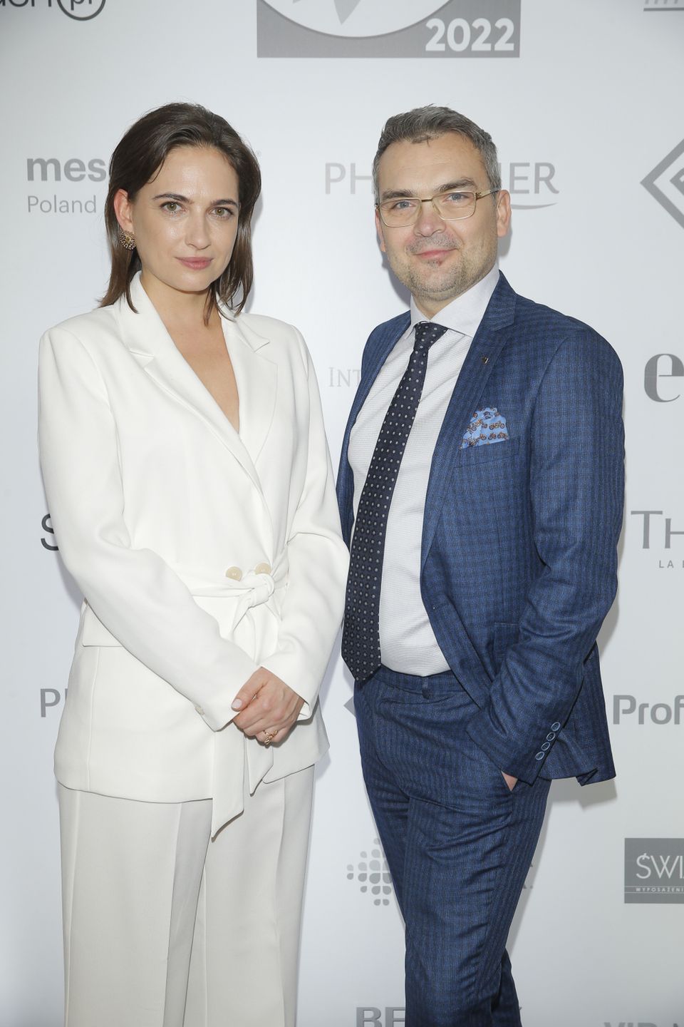 Anna Cieślak w bieli na gali