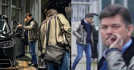 Zenek Martyniuk w złotej kurtce i BEZ MASECZKI ogląda mercedesa za ponad 700 tysięcy (ZDJĘCIA)