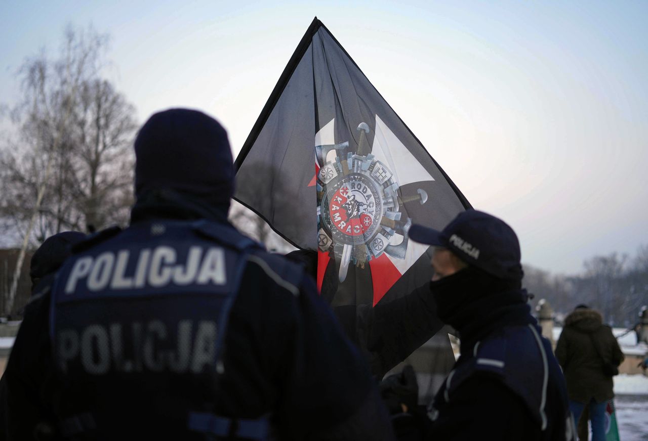 Rodacy Kamraci na Jasnej Górze. Interweniowała policja 