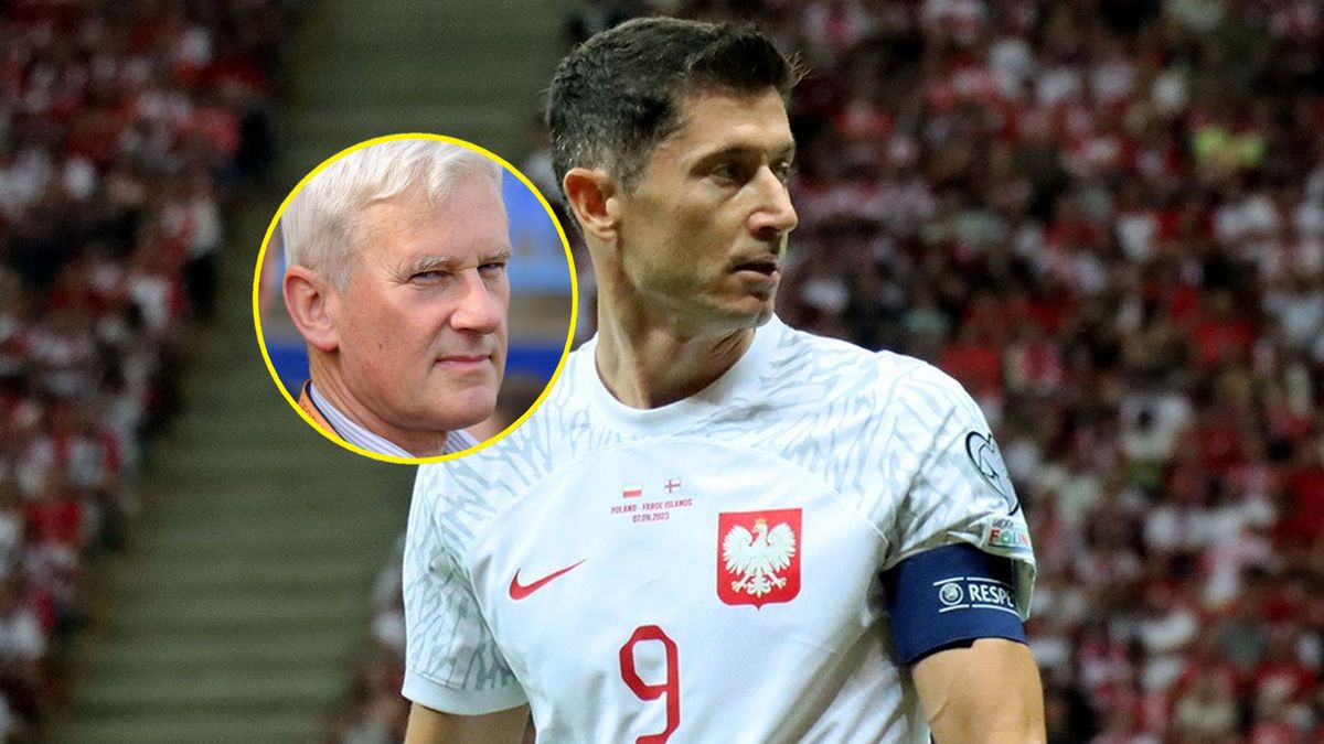 WP SportoweFakty / Kuba Duda / Tomasz Madejski / Na zdjęciu: Robert Lewandowski / małe zdjęcie: Michał Listkiewicz