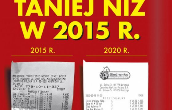 „Taniej niż w 2015 roku” - Biedronka w promocji odpowiada na tekst „GW” o drożyźnie za kadencji Andrzeja Dudy
