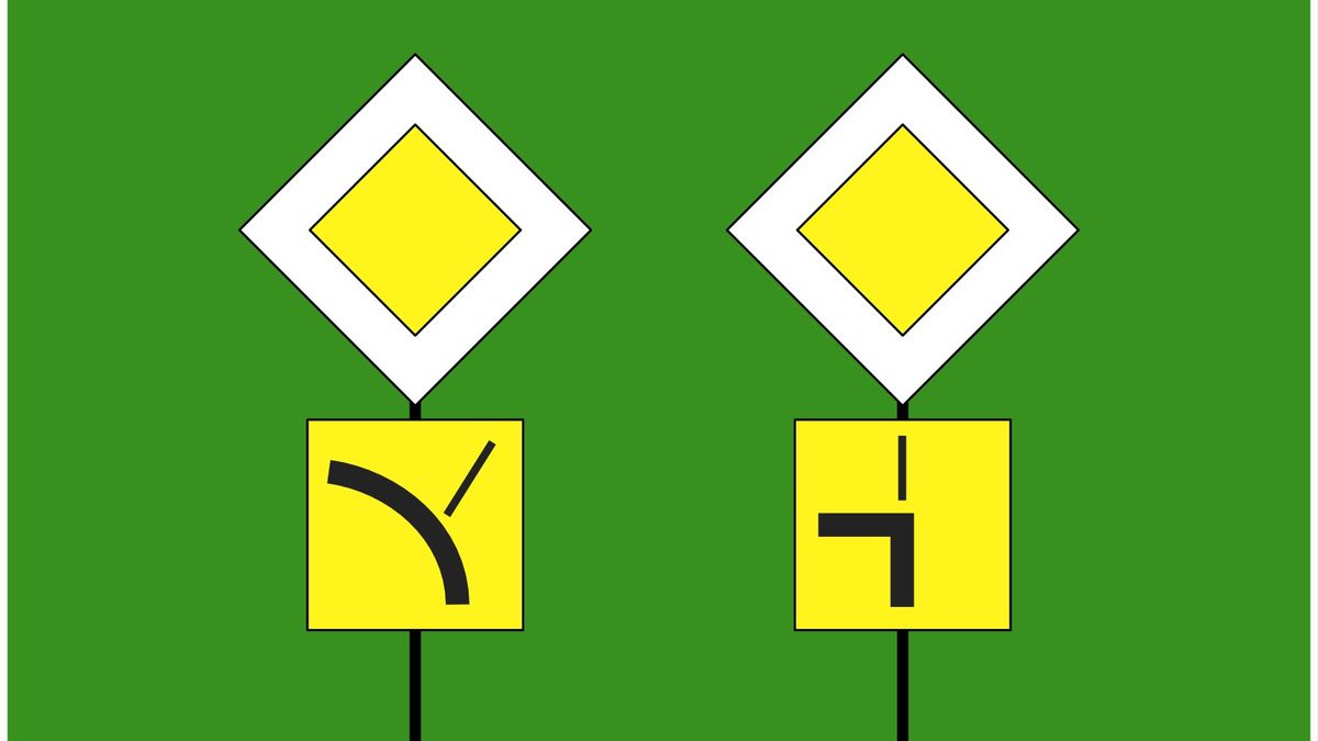 "Pierwszeństwo łamane" jest określeniem potocznym