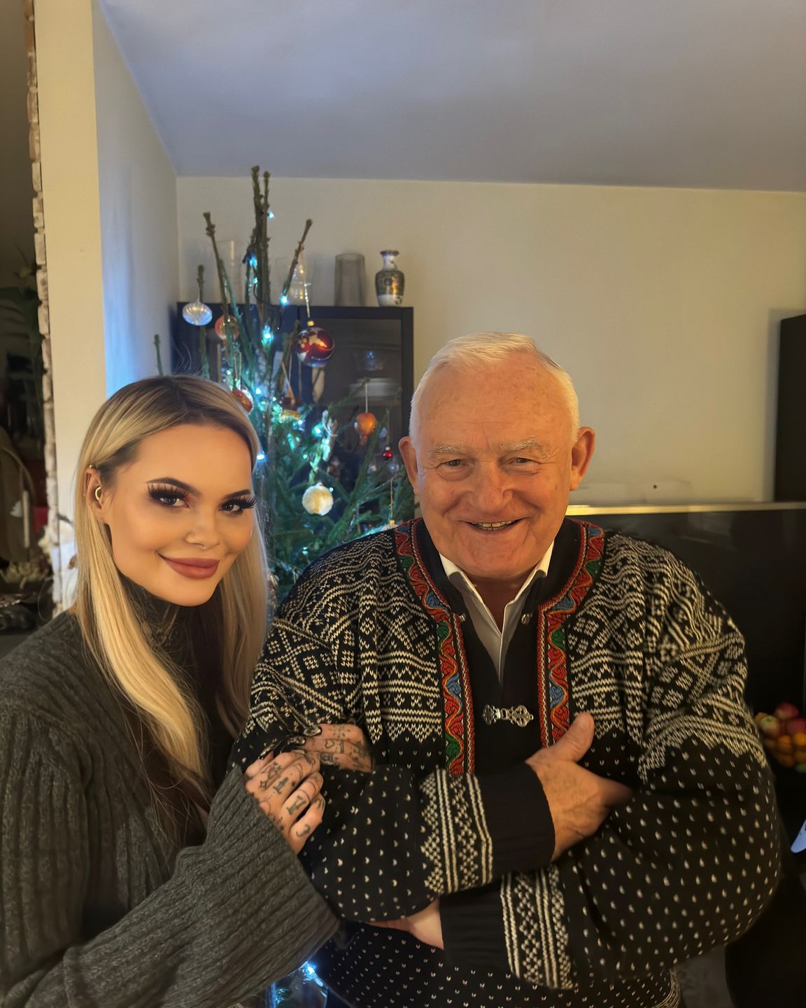 Monika Miller i Leszek Miller