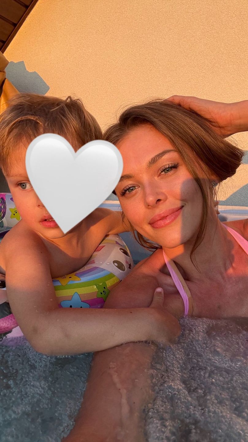 Joanna Opozda z synem