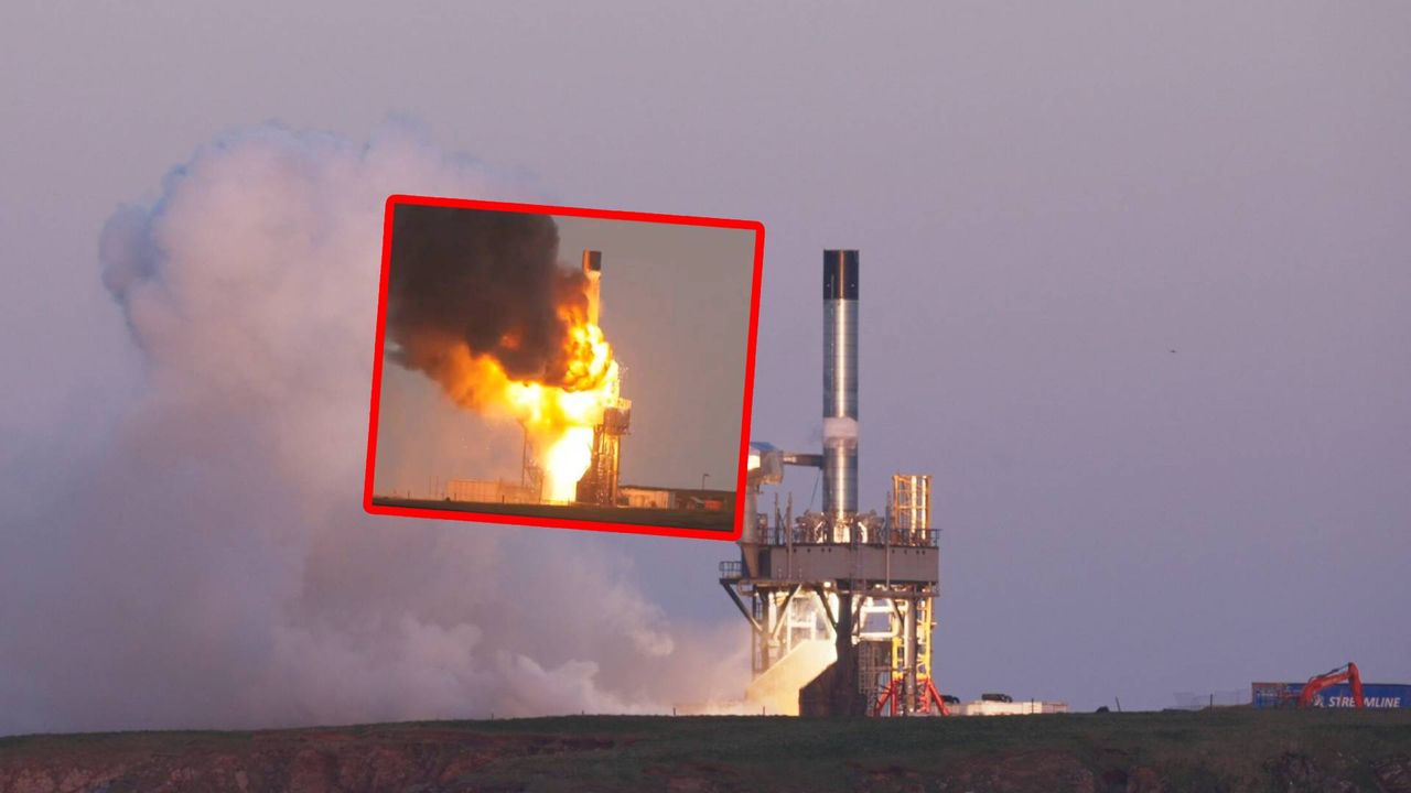 German rocket explodes during test launch at Scottish spaceport