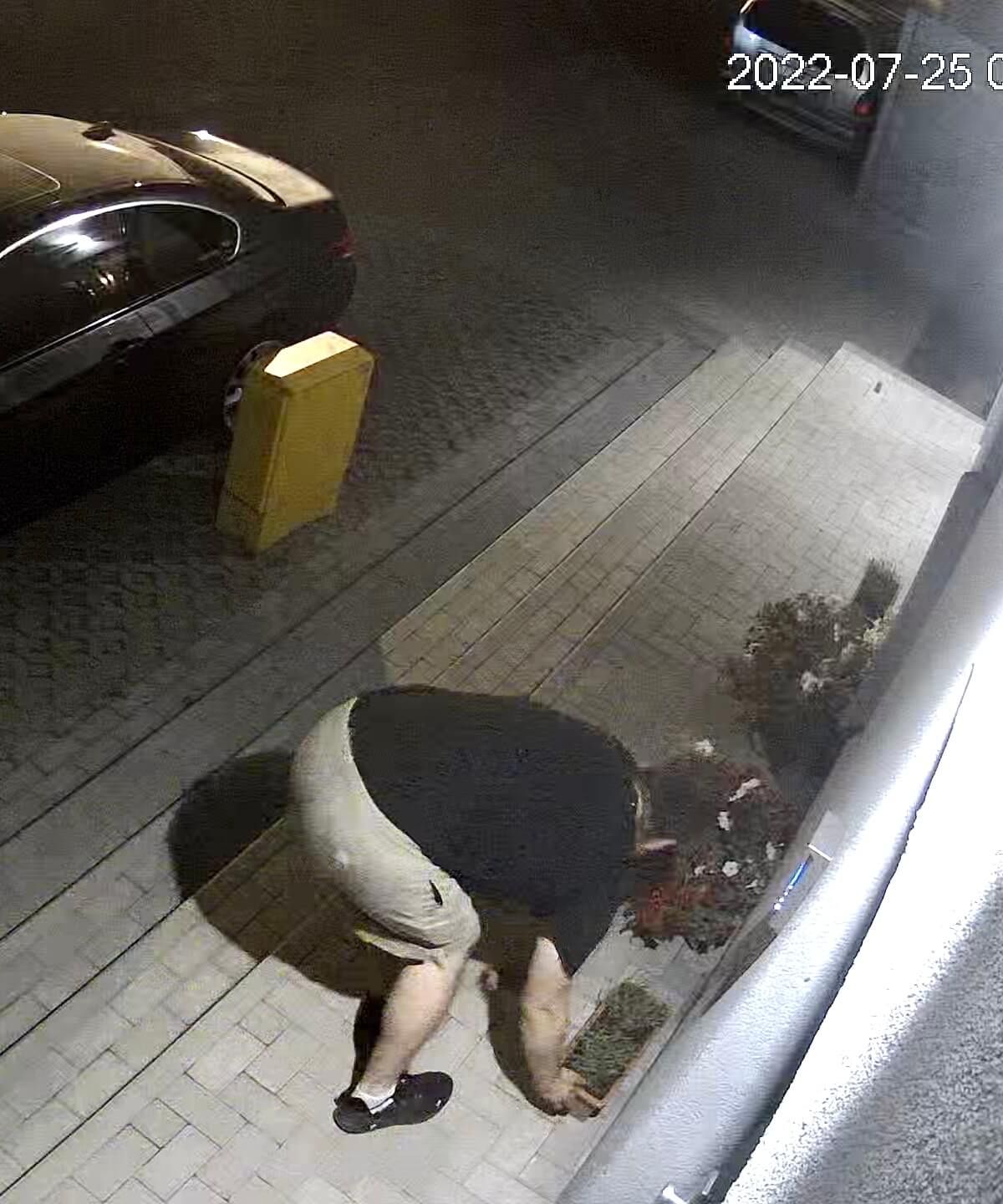 Ukradł doniczki z kwiatami sprzed dom