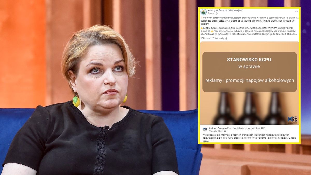 Krajowe Centrum Przeciwdziałania Uzależnieniom odniosło się do sprawy nagłośnionej przez Katarzynę Bosacką 