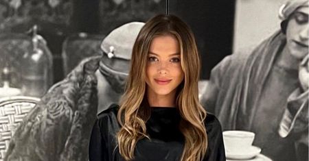 Joanna Opozda w czerni. Uwagę zwracały jej buty