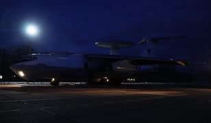 Rosyjski AWACS zniszczony? Białoruska telewizja pokazuje nagranie