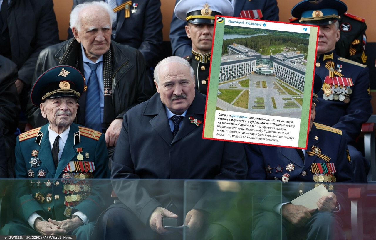 Kolumna Łukaszenki pojawiła się w klinice. Zablokowali cały obiekt