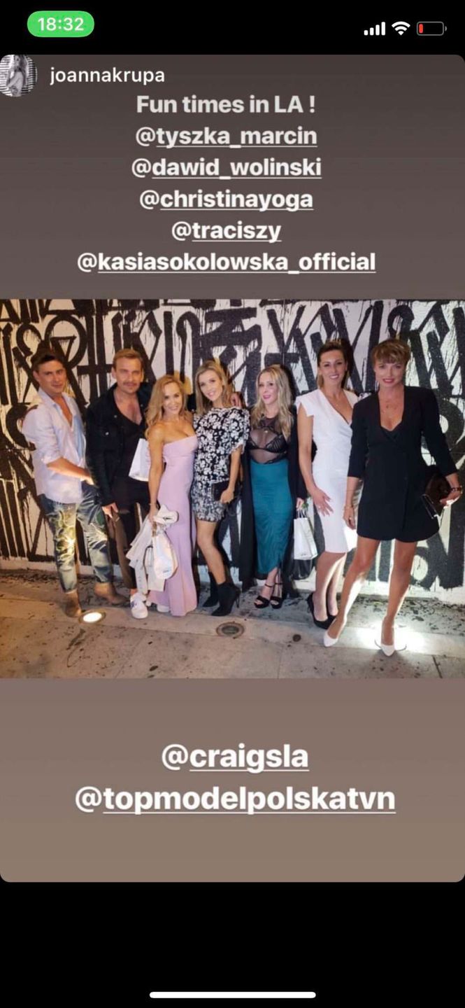 Ekipa Top Model na imprezie w Craig's