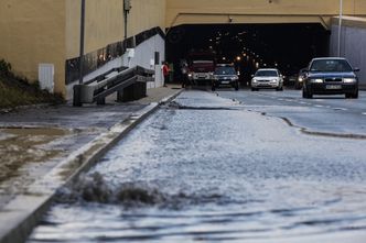 Zalanie tunelu Wisłostrady. Przyczyną była usterka techniczna