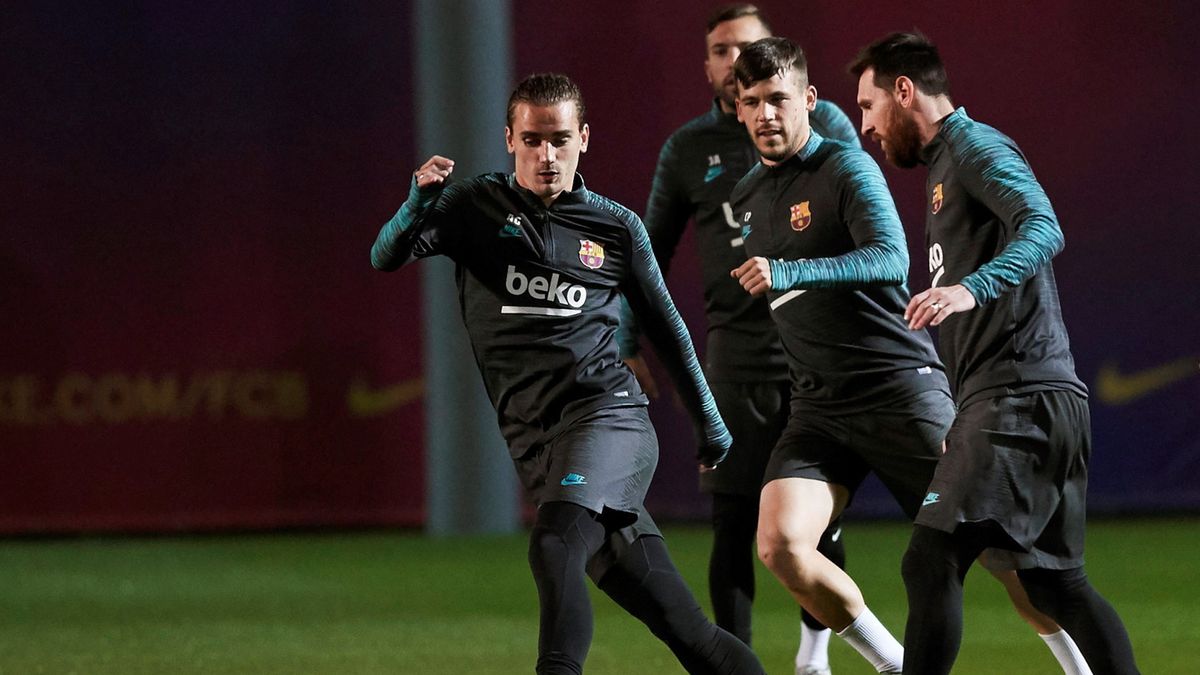 PAP/EPA / ALEJANDRO GARCIA / Na zdjęciu: Antoine Griezmann (z lewej)