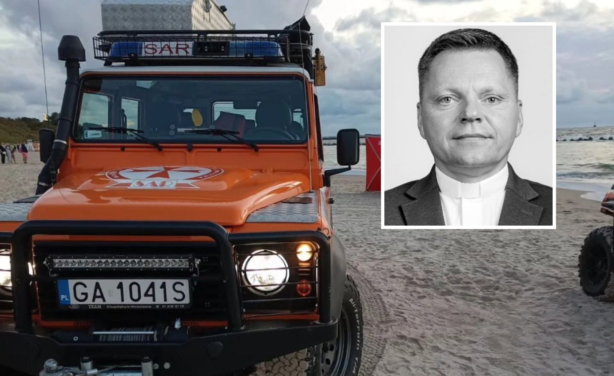 Ksiądz utonął w Darłówku. Służba morska prostuje doniesienia