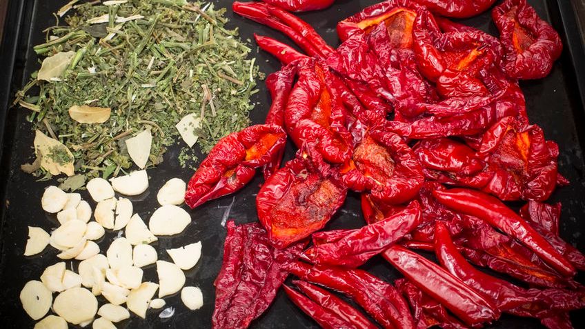 Słodka czerwona papryka liofilizowana