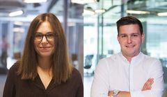 Katarzyna Kaczanowska i Bartosz Kłus w agencji Artegence