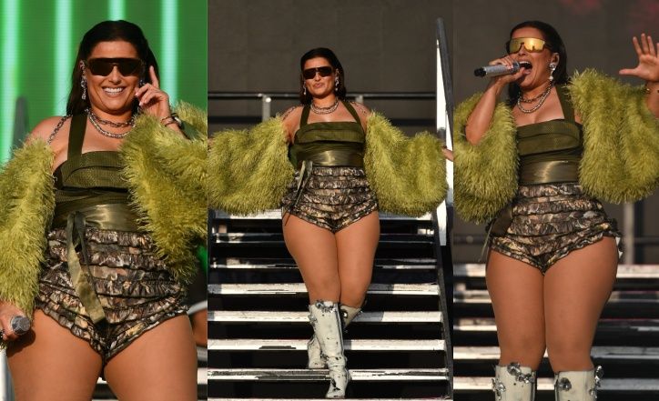 Nelly Furtado występuje na scenie