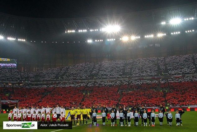 Stadion Narodowy ma być biało-czerwony podobnie jak PGE Arena podczas meczu Polska - Urugwaj
