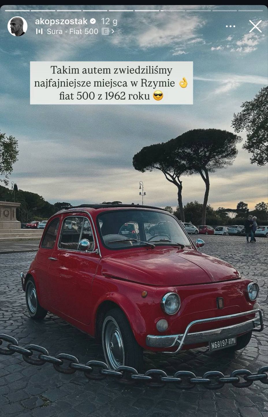 Akop Szostak z NOWĄ partnerką w Rzymie