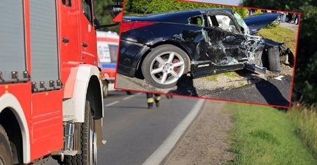 Uciekał, uderzył w autobus z dziećmi. Pościg na Śląsku