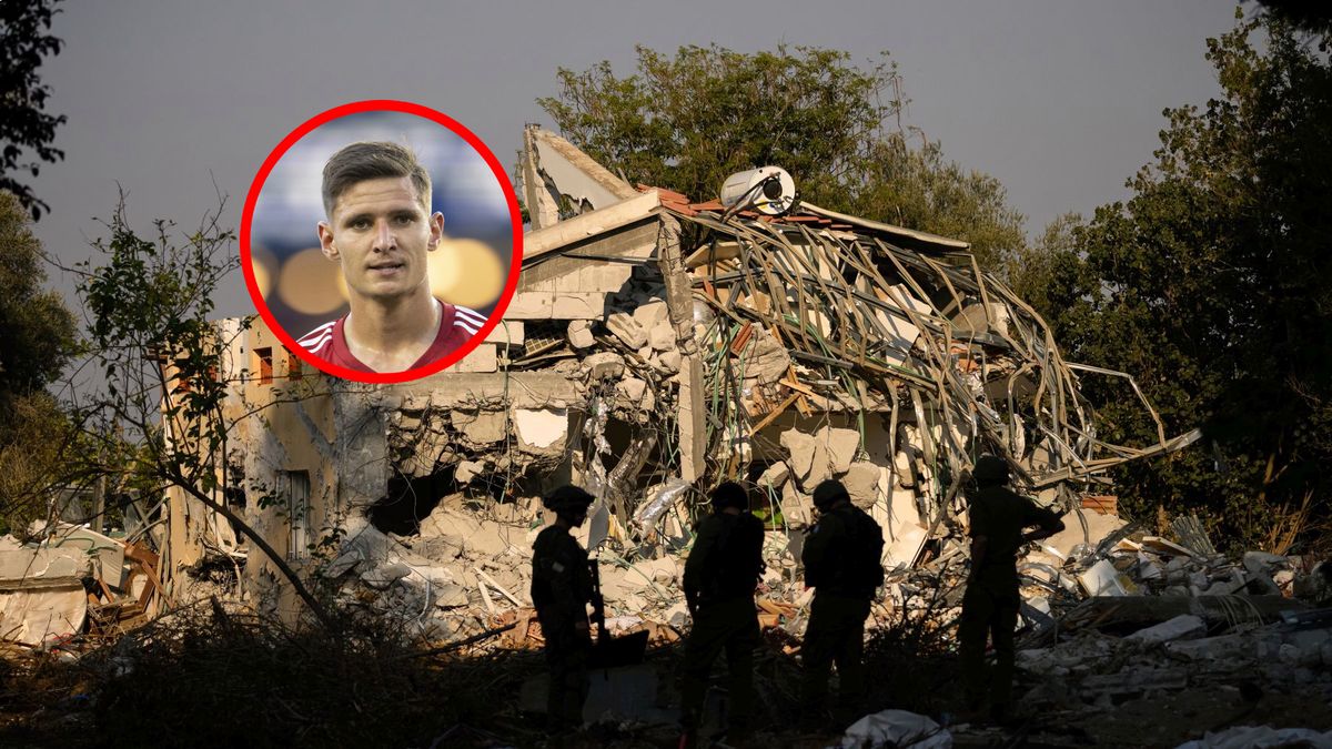 dom po ataku Hamas, w kółeczku Patryk Klimala