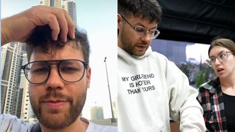 Youtuber Jawor i jego ciężarna żona relacjonują pobyt w Dubaju. "Mamy w razie 'W' spakowany jeden plecak"