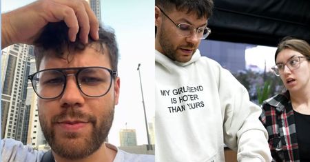 Youtuber Jawor i jego ciężarna żona relacjonują pobyt w Dubaju. "Mamy w razie 'W' spakowany jeden plecak"