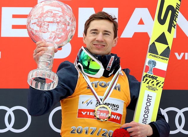 Kamil Stoch z Kryształową Kulą dla najlepszego skoczka sezonu 2017/2018