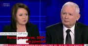 Jarosław Kaczyński w TVP Info: "To ja wymyśliłem "500+". Dobrze liczę w pamięci!"