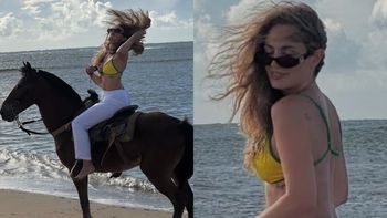 Wiktoria Gąsiewska w bikini i na koniu ZDENERWOWAŁA internautów: "Promowanie takiej rozrywki to KATASTROFA" (FOTO)