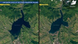 Katastrofa hydrologiczna w Polsce. Jezioro błyskawicznie wysycha